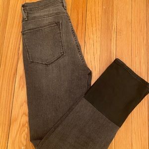 Frame Coated Ankle Kick Flare Jeans